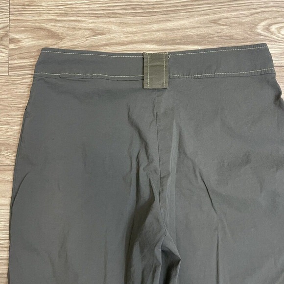 Patrice Breal Green-Gray Cropped Jogger Pants - Picture 11 of 11